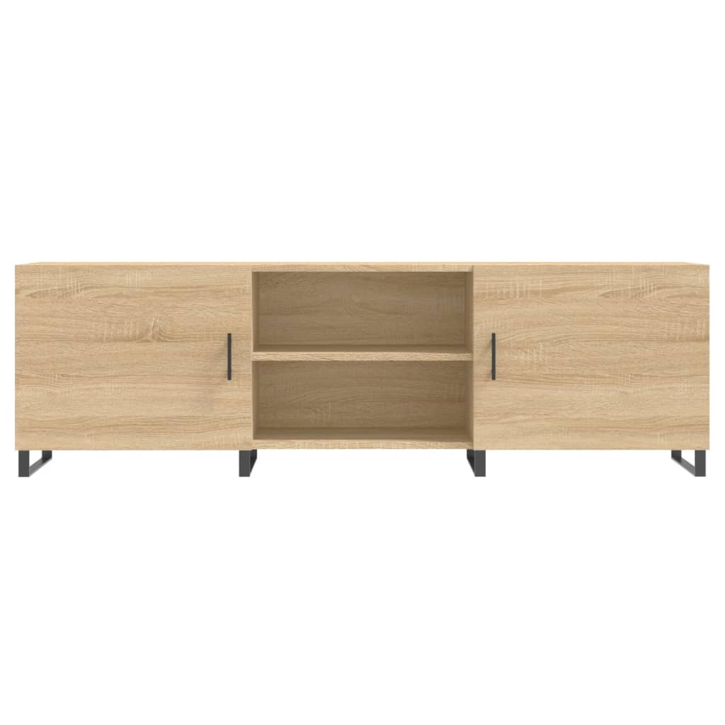 Έπιπλο Τηλεόρασης Sonoma Δρυς 150x30x50 εκ. Επεξεργασμένο Ξύλο 5