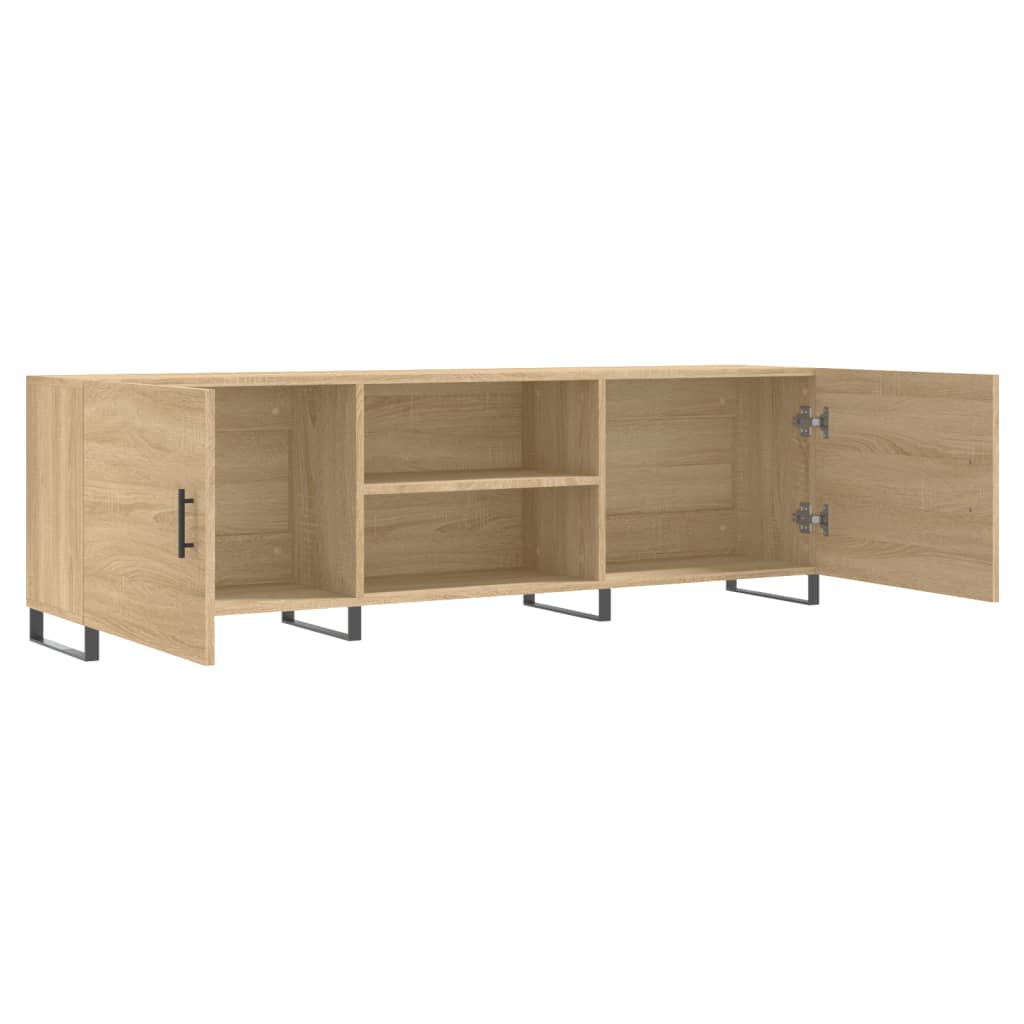 Έπιπλο Τηλεόρασης Sonoma Δρυς 150x30x50 εκ. Επεξεργασμένο Ξύλο 6