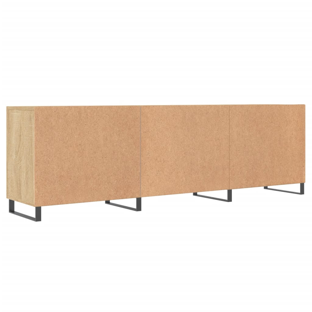 Έπιπλο Τηλεόρασης Sonoma Δρυς 150x30x50 εκ. Επεξεργασμένο Ξύλο 8