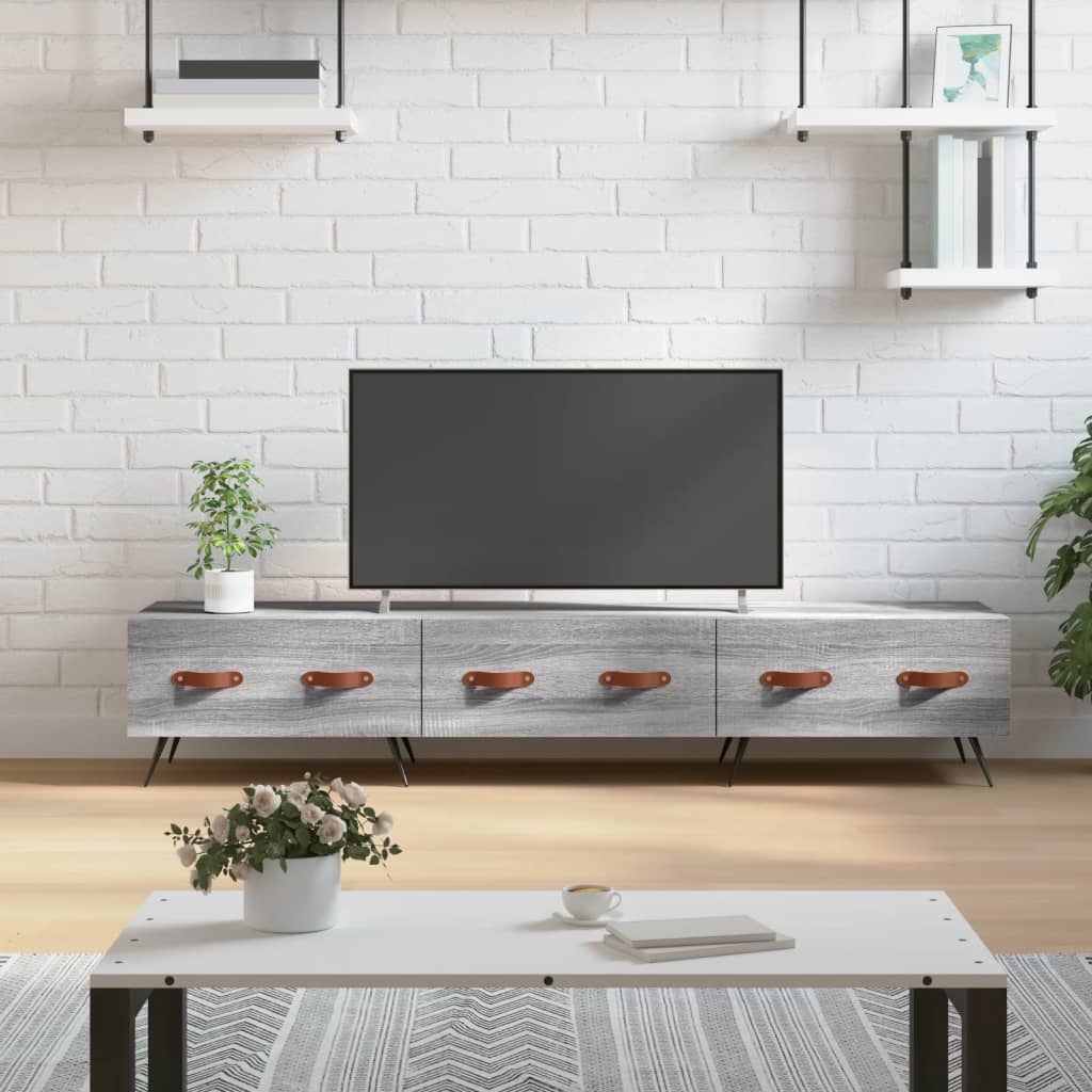 Έπιπλο Τηλεόρασης Γκρι Sonoma 150 x 36 x 30 εκ. Επεξεργ. Ξύλο 1