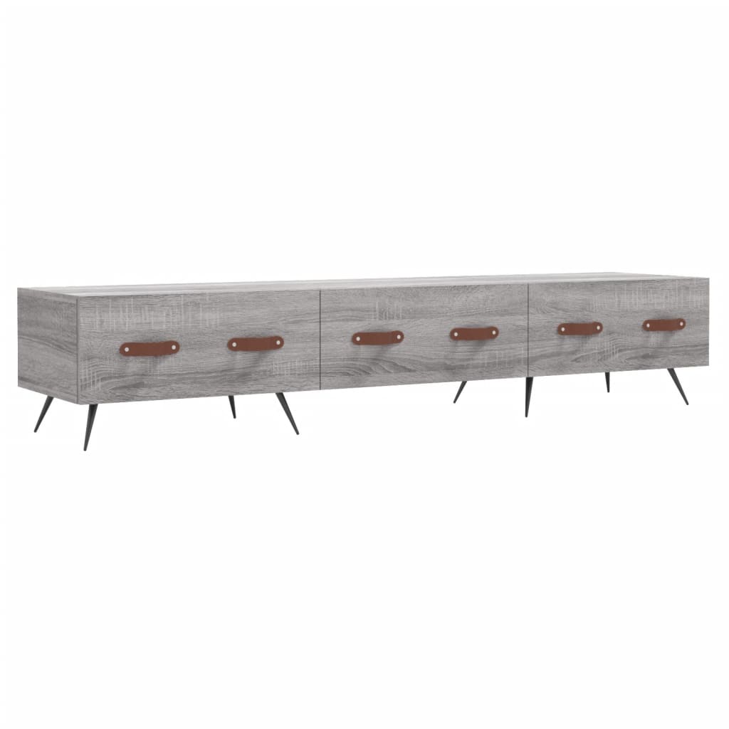 Έπιπλο Τηλεόρασης Γκρι Sonoma 150 x 36 x 30 εκ. Επεξεργ. Ξύλο 2