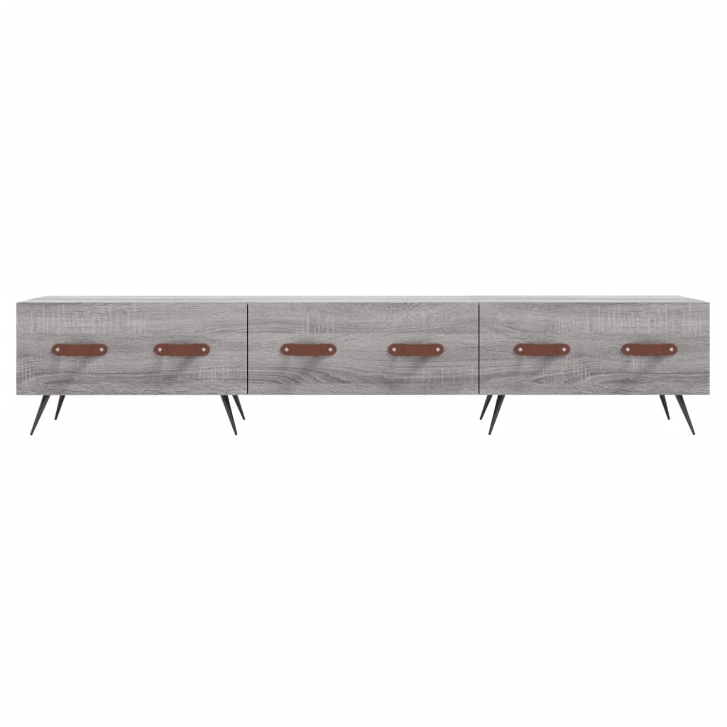 Έπιπλο Τηλεόρασης Γκρι Sonoma 150 x 36 x 30 εκ. Επεξεργ. Ξύλο 5