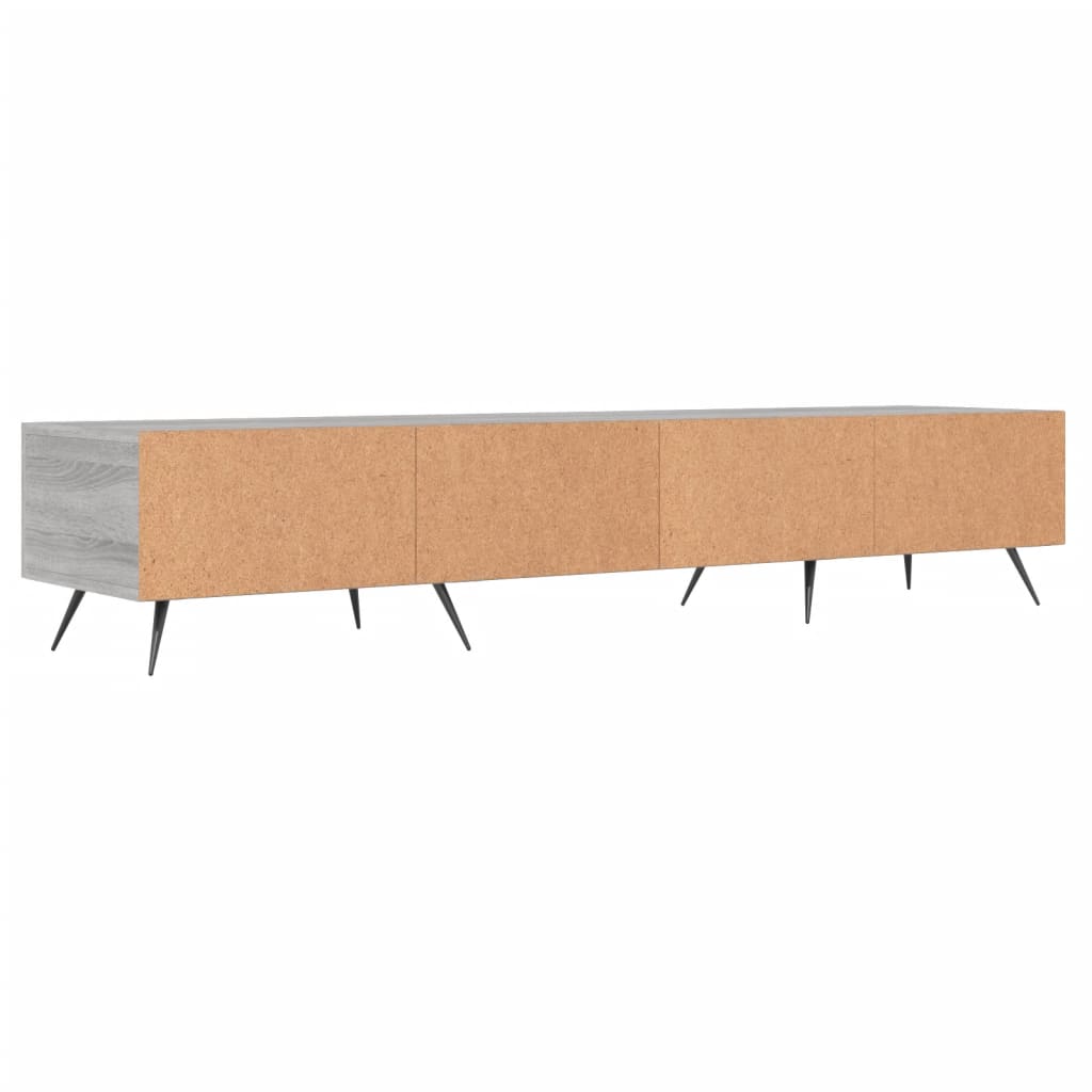 Έπιπλο Τηλεόρασης Γκρι Sonoma 150 x 36 x 30 εκ. Επεξεργ. Ξύλο 8