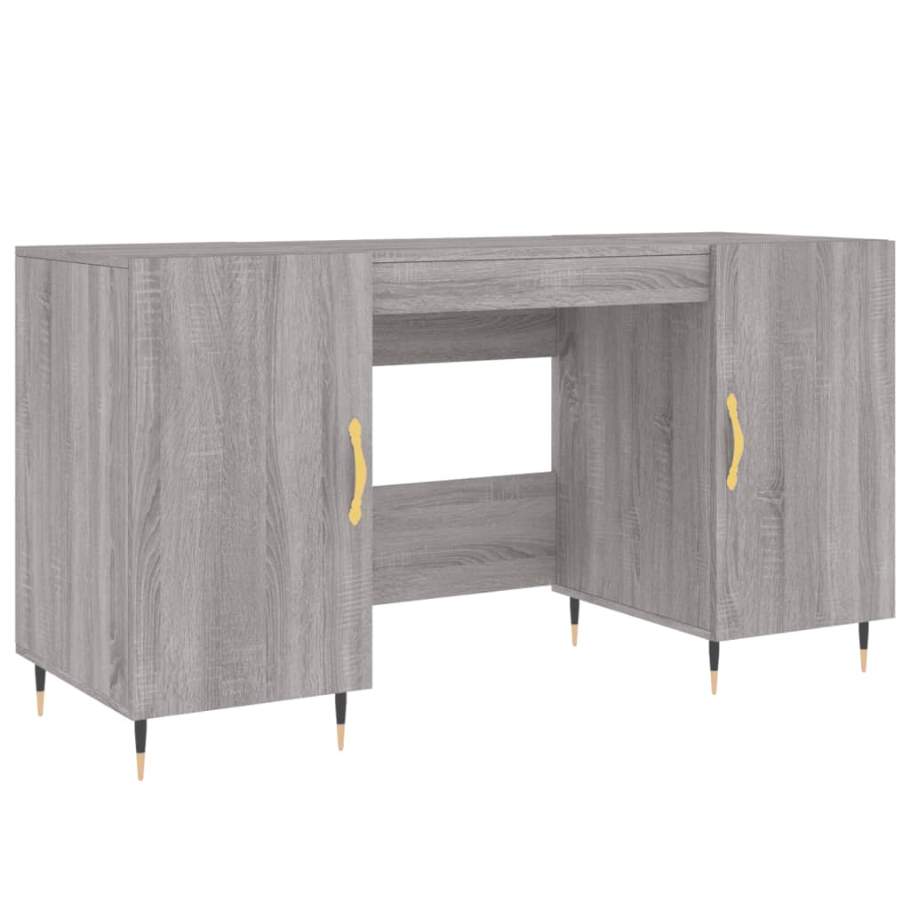 Γραφείο Γκρι Sonoma 140 x 50 x 75 εκ. από Επεξεργασμένο Ξύλο 2