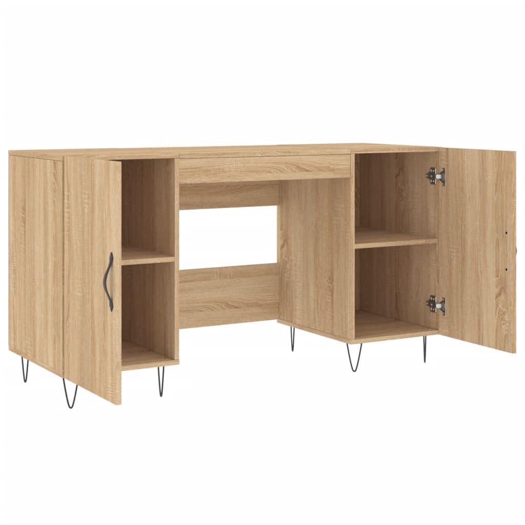 Γραφείο Sonoma Δρυς 140 x 50 x 75 εκ. από Επεξεργασμένο Ξύλο 5