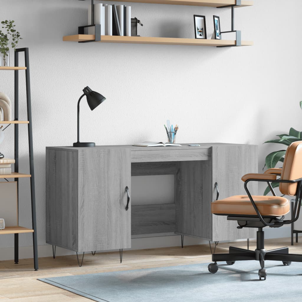 Γραφείο Γκρι Sonoma 140 x 50 x 75 εκ. από Επεξεργασμένο Ξύλο 1