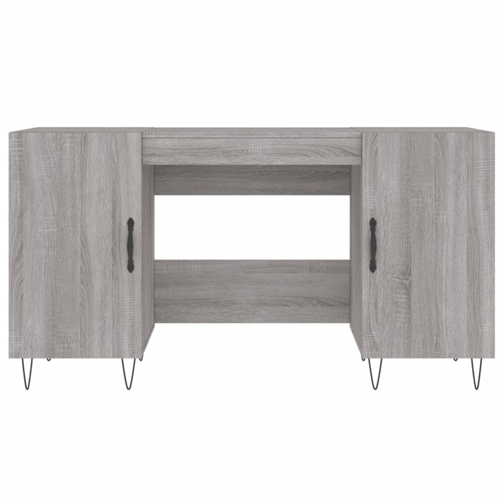 Γραφείο Γκρι Sonoma 140 x 50 x 75 εκ. από Επεξεργασμένο Ξύλο 6