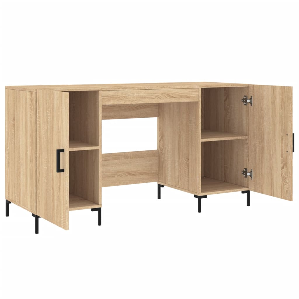 Γραφείο Sonoma Δρυς 140 x 50 x 75 εκ. από Επεξεργασμένο Ξύλο 5