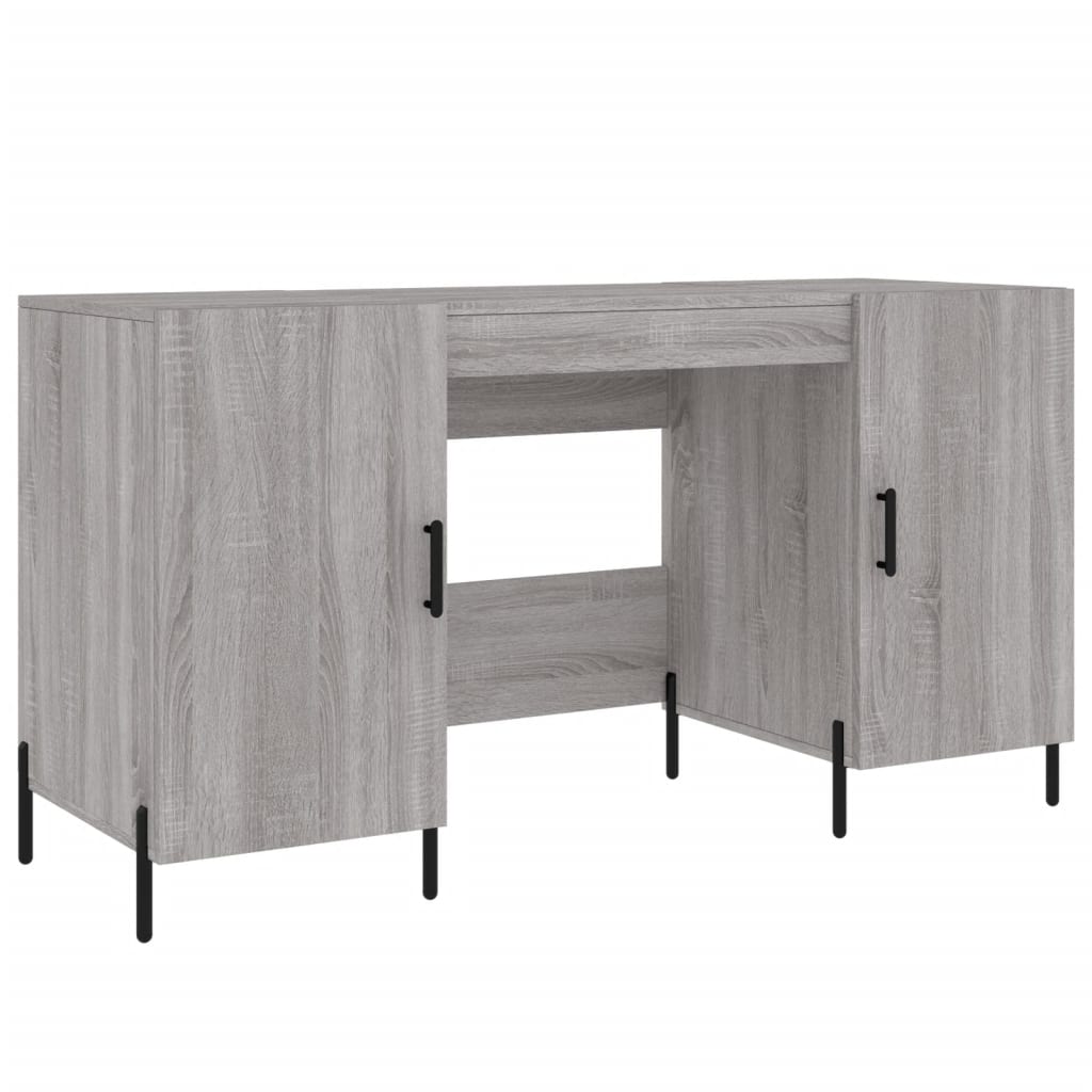 Γραφείο Γκρι Sonoma 140 x 50 x 75 εκ. από Επεξεργασμένο Ξύλο 2