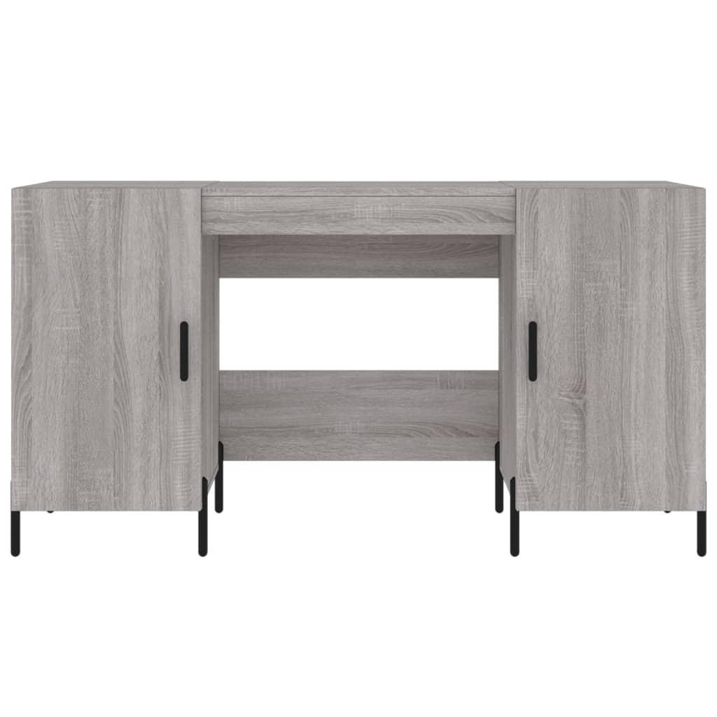 Γραφείο Γκρι Sonoma 140 x 50 x 75 εκ. από Επεξεργασμένο Ξύλο 6