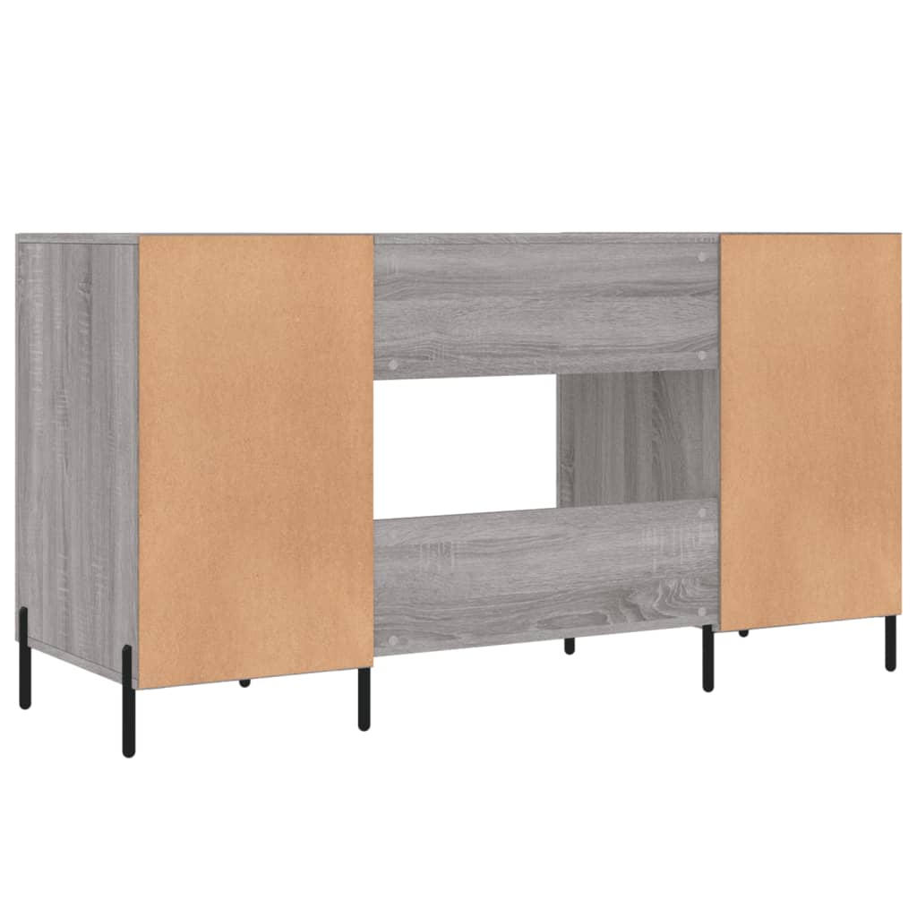 Γραφείο Γκρι Sonoma 140 x 50 x 75 εκ. από Επεξεργασμένο Ξύλο 8