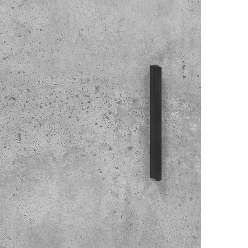 Γραφείο Γκρι Σκυροδέματος 140 x 50 x 75 εκ. από Επεξεργ. Ξύλο 9