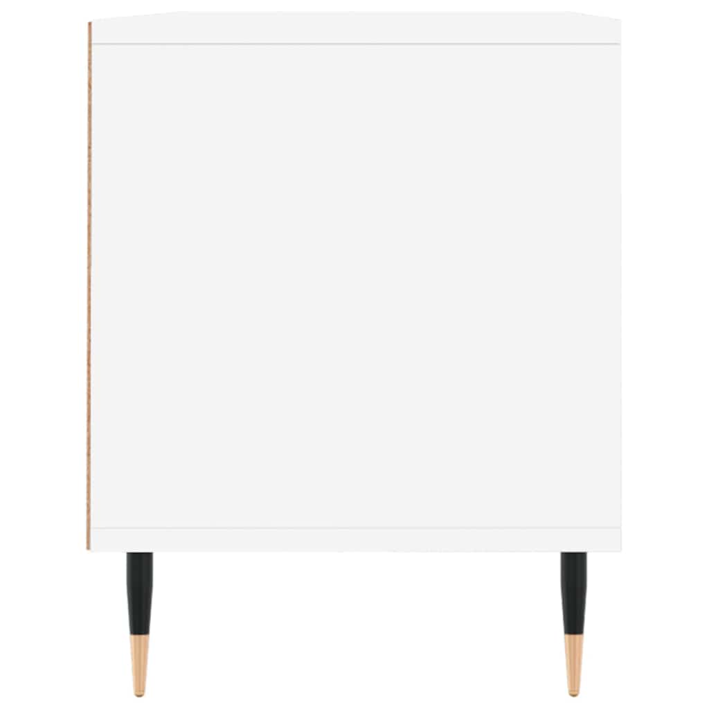 Έπιπλο Τηλεόρασης Λευκό 100x34,5x44,5 εκ. Επεξεργασμένο Ξύλο 7