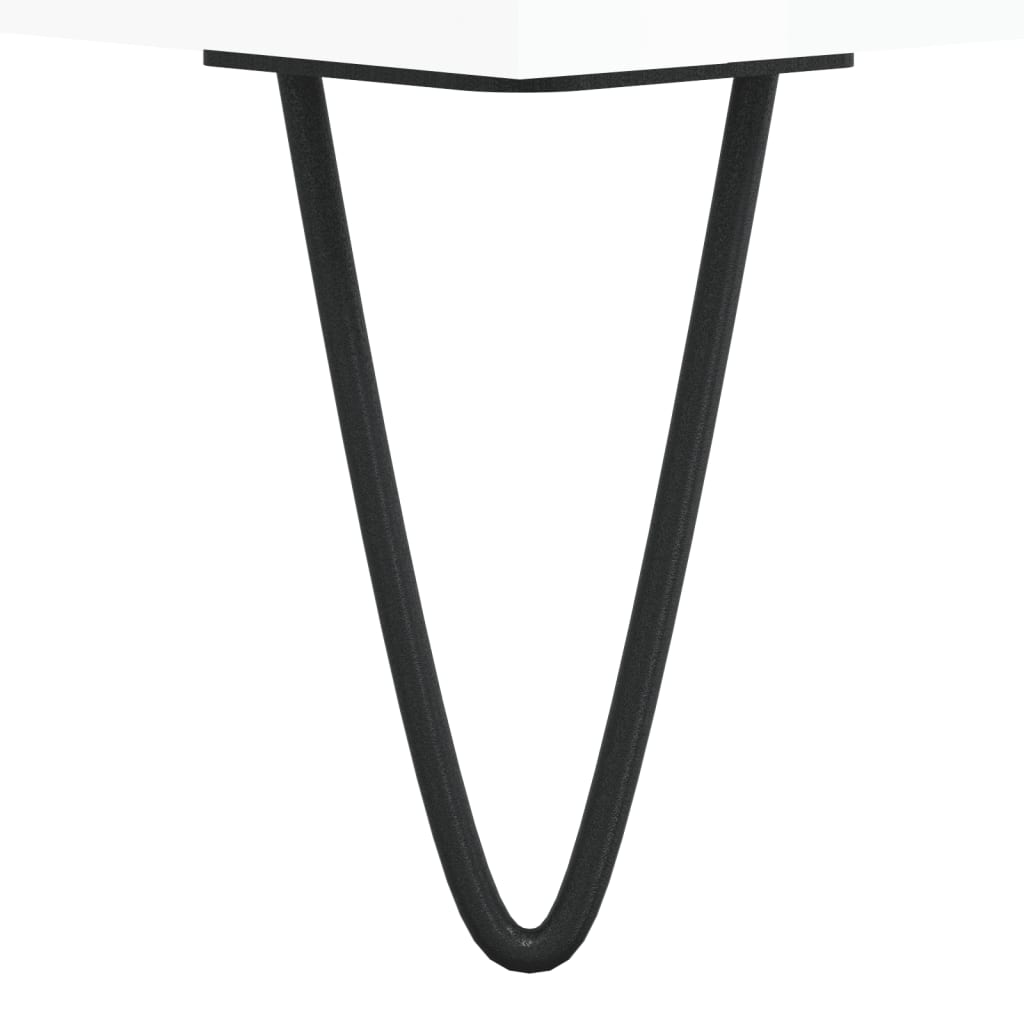 Έπιπλο Τηλεόρασης Γυαλ. Λευκό 100x34,5x44,5 εκ. Επεξεργ. Ξύλο 9