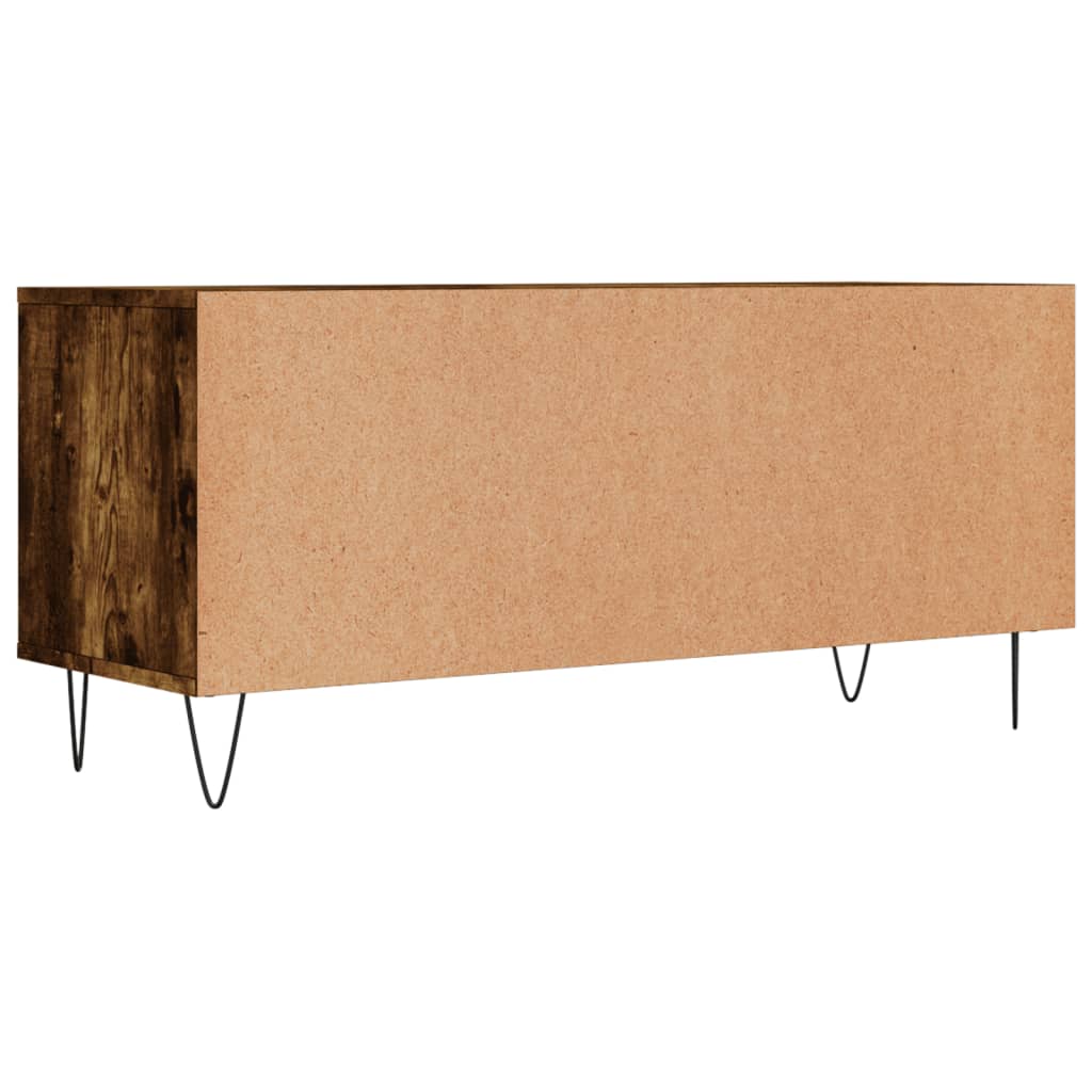 Έπιπλο Τηλεόρασης Καπνιστή Δρυς 100x34,5x44,5 εκ. Επεξ. Ξύλο 8
