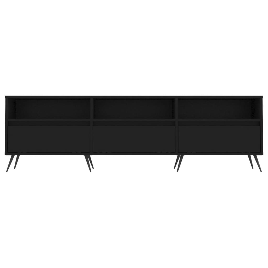 Έπιπλο Τηλεόρασης Μαύρο 150x30x44,5 εκ. Επεξεργασμένο Ξύλο 5
