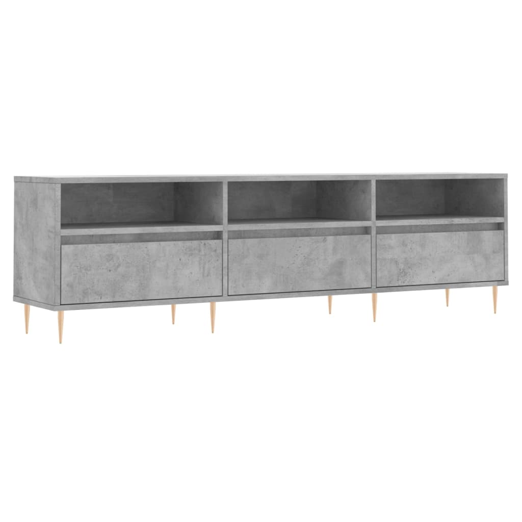 Έπιπλο Τηλεόρασης Γκρι Σκυρ. 150x30x44,5 εκ. Επεξ. Ξύλο 2