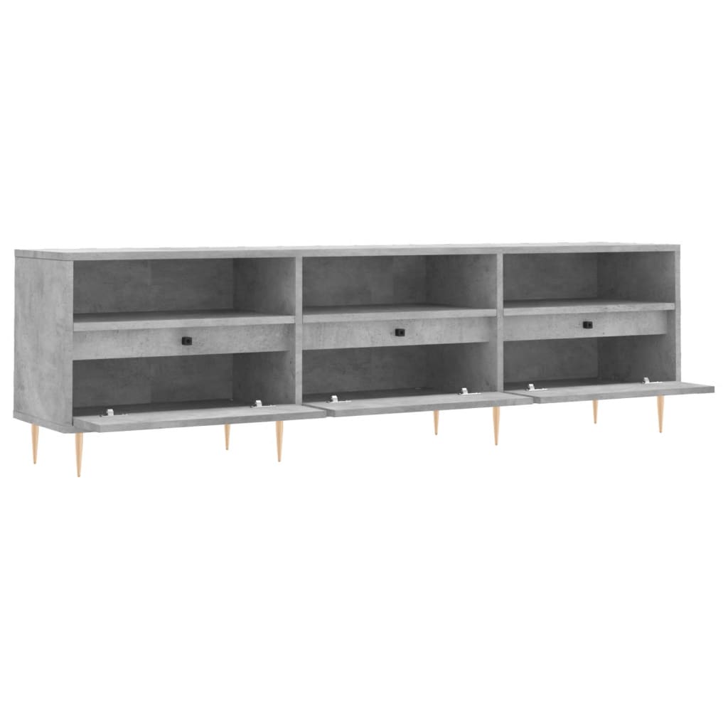 Έπιπλο Τηλεόρασης Γκρι Σκυρ. 150x30x44,5 εκ. Επεξ. Ξύλο 6