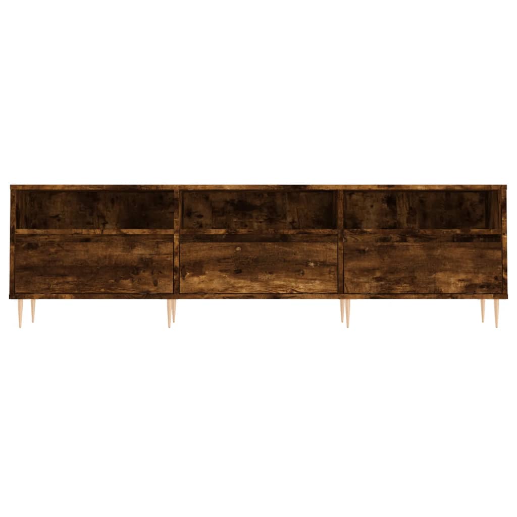 Έπιπλο Τηλεόρασης Καπνιστή Δρυς 150x30x44,5 εκ. Επεξ. Ξύλο 5