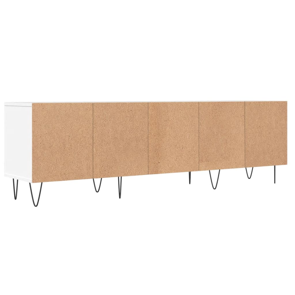 Έπιπλο Τηλεόρασης Λευκό 150x30x44,5 εκ. Επεξεργασμένο Ξύλο 8