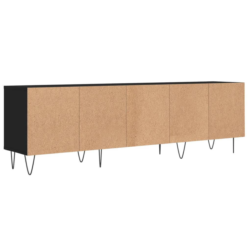 Έπιπλο Τηλεόρασης Μαύρο 150x30x44,5 εκ. Επεξεργασμένο Ξύλο 8