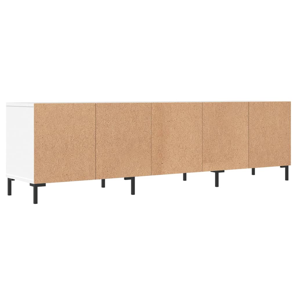 Έπιπλο Τηλεόρασης Λευκό 150x30x44,5 εκ. Επεξεργασμένο Ξύλο 8