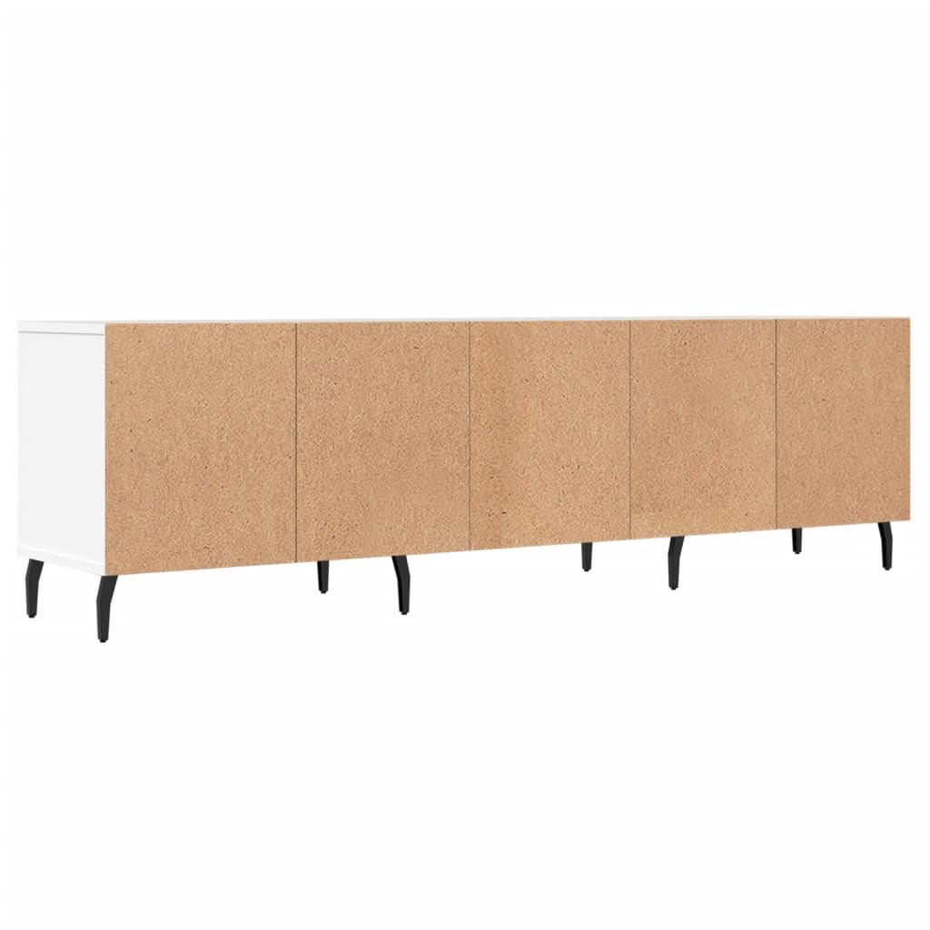 Έπιπλο Τηλεόρασης Λευκό 150x30x44,5 εκ. Επεξεργασμένο Ξύλο 8