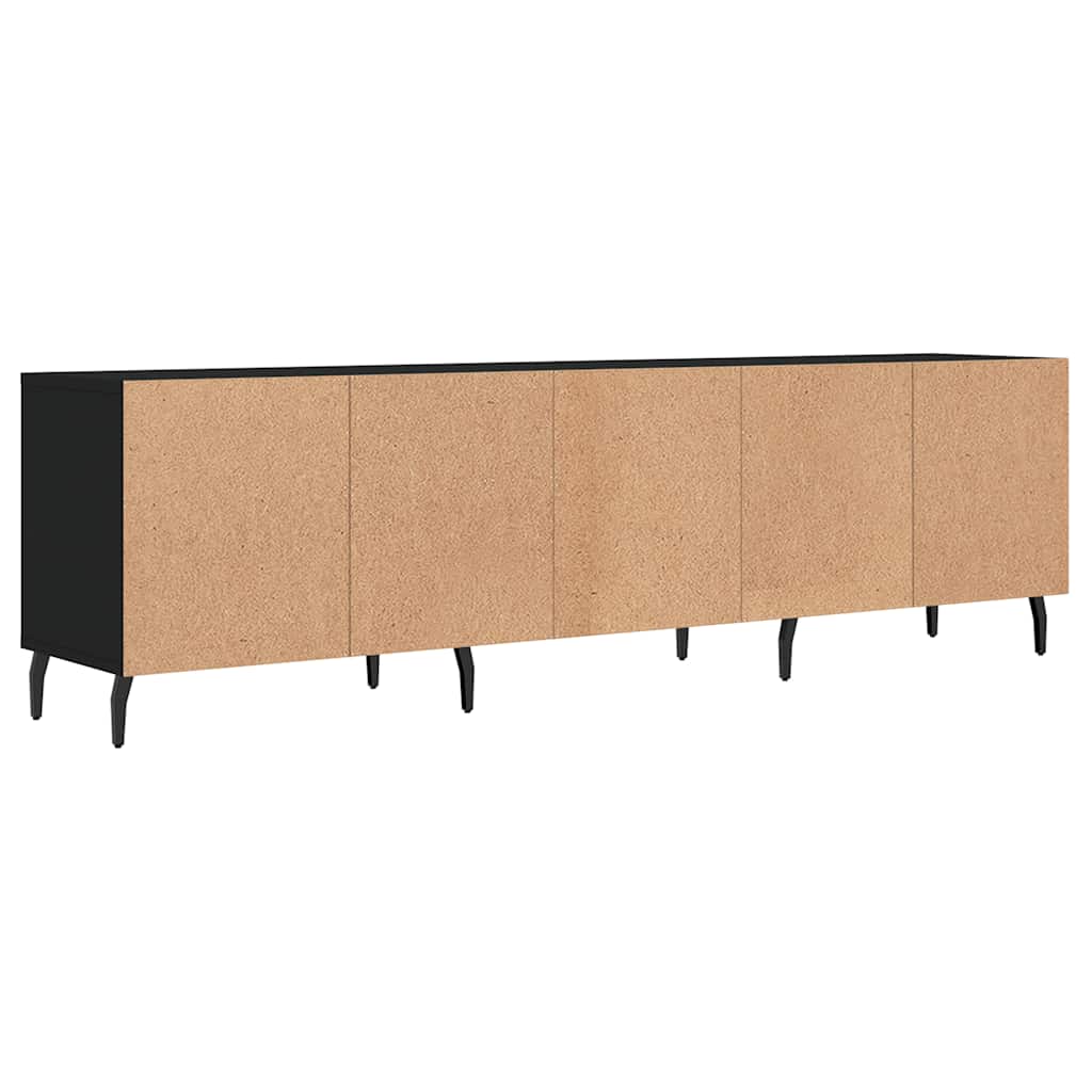 Έπιπλο Τηλεόρασης Μαύρο 150x30x44,5 εκ. Επεξεργασμένο Ξύλο 8