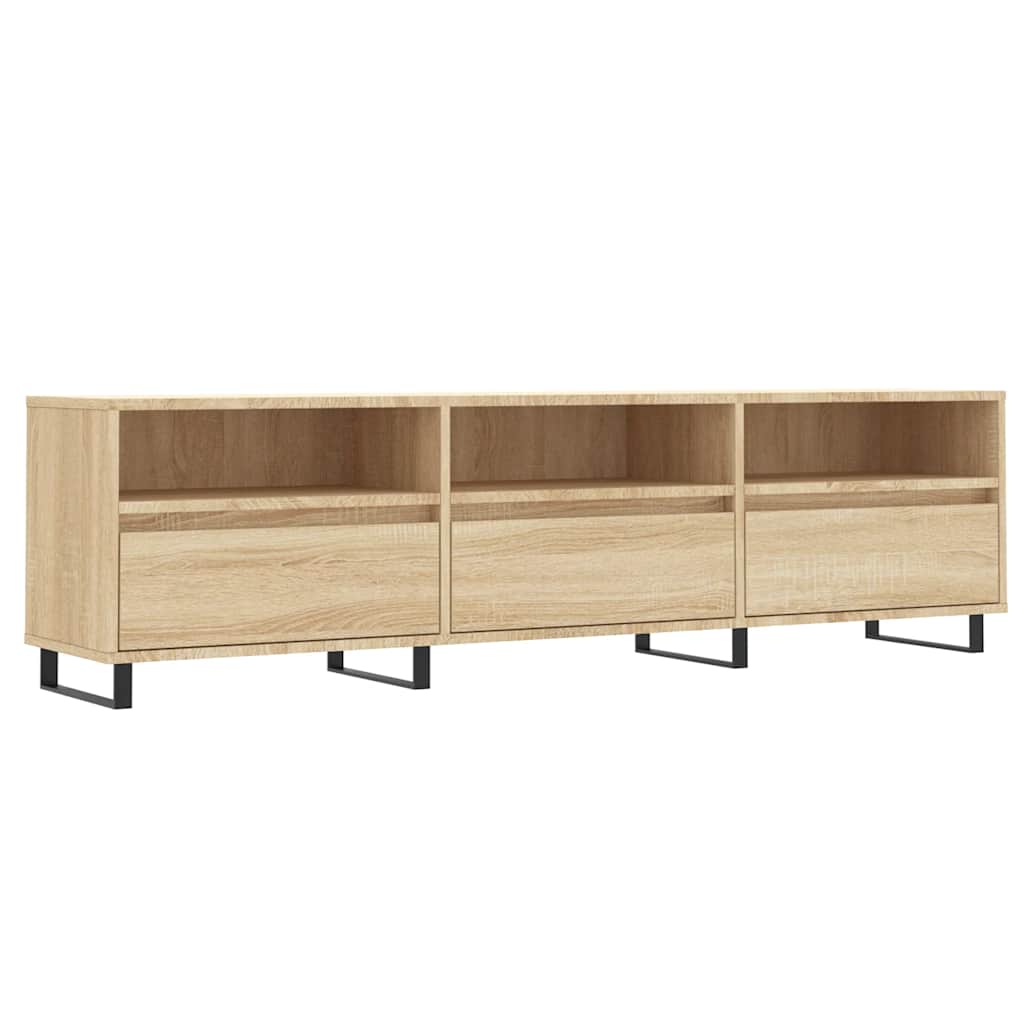 Έπιπλο Τηλεόρασης Sonoma Δρυς 150x30x44,5 εκ. Επεξ. Ξύλο 2