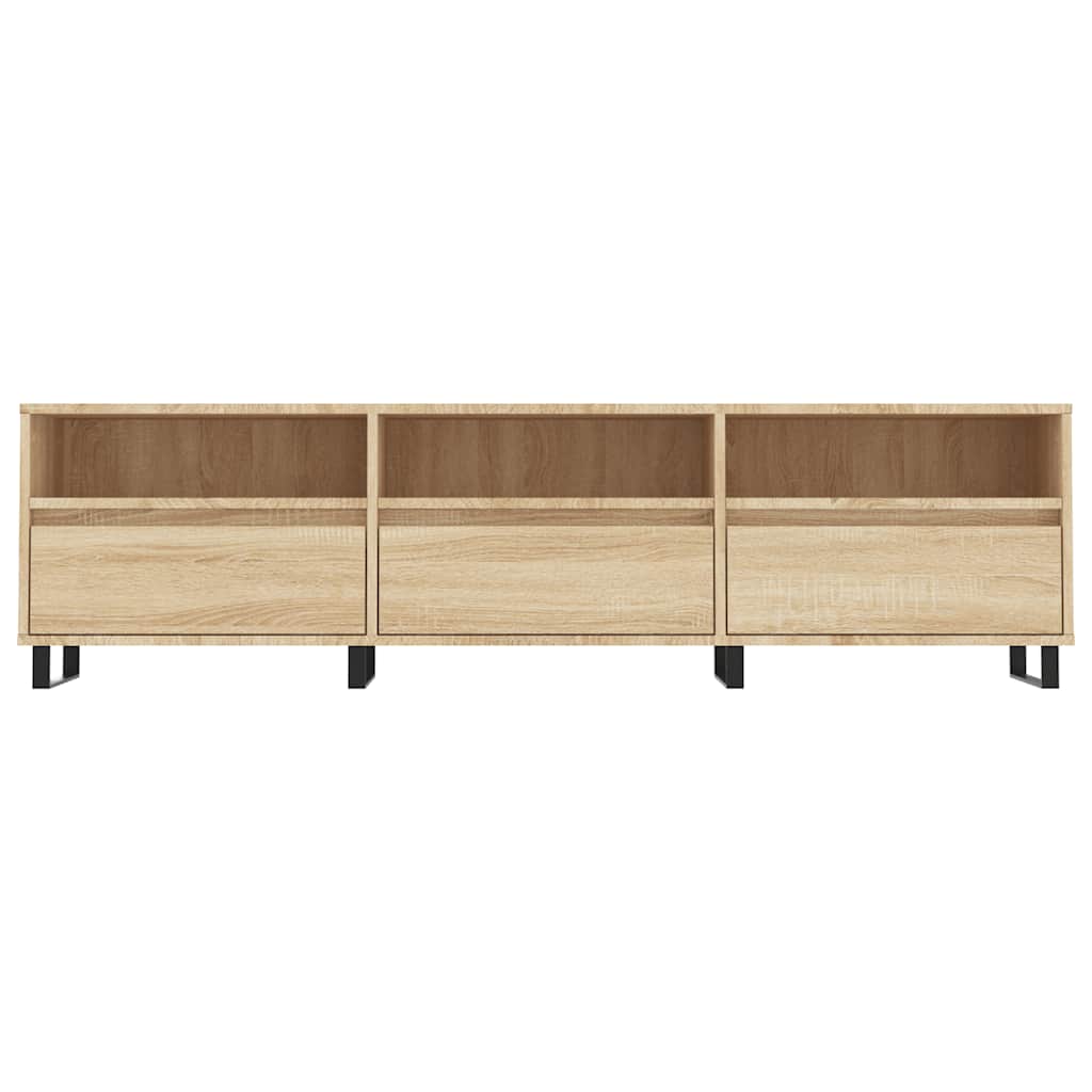 Έπιπλο Τηλεόρασης Sonoma Δρυς 150x30x44,5 εκ. Επεξ. Ξύλο 5
