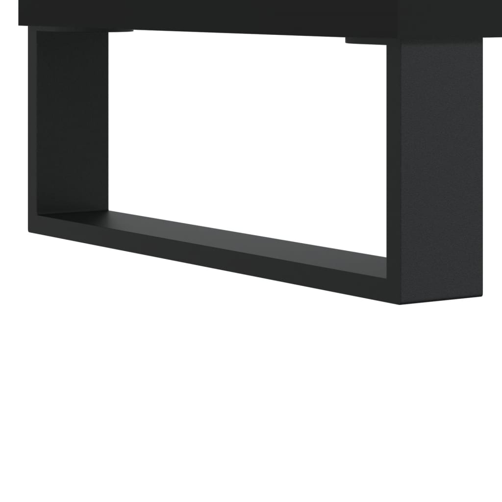 Έπιπλο Τηλεόρασης Μαύρο 100x35x55 εκ. Επεξ. Επεξεργασμένο Ξύλο 10
