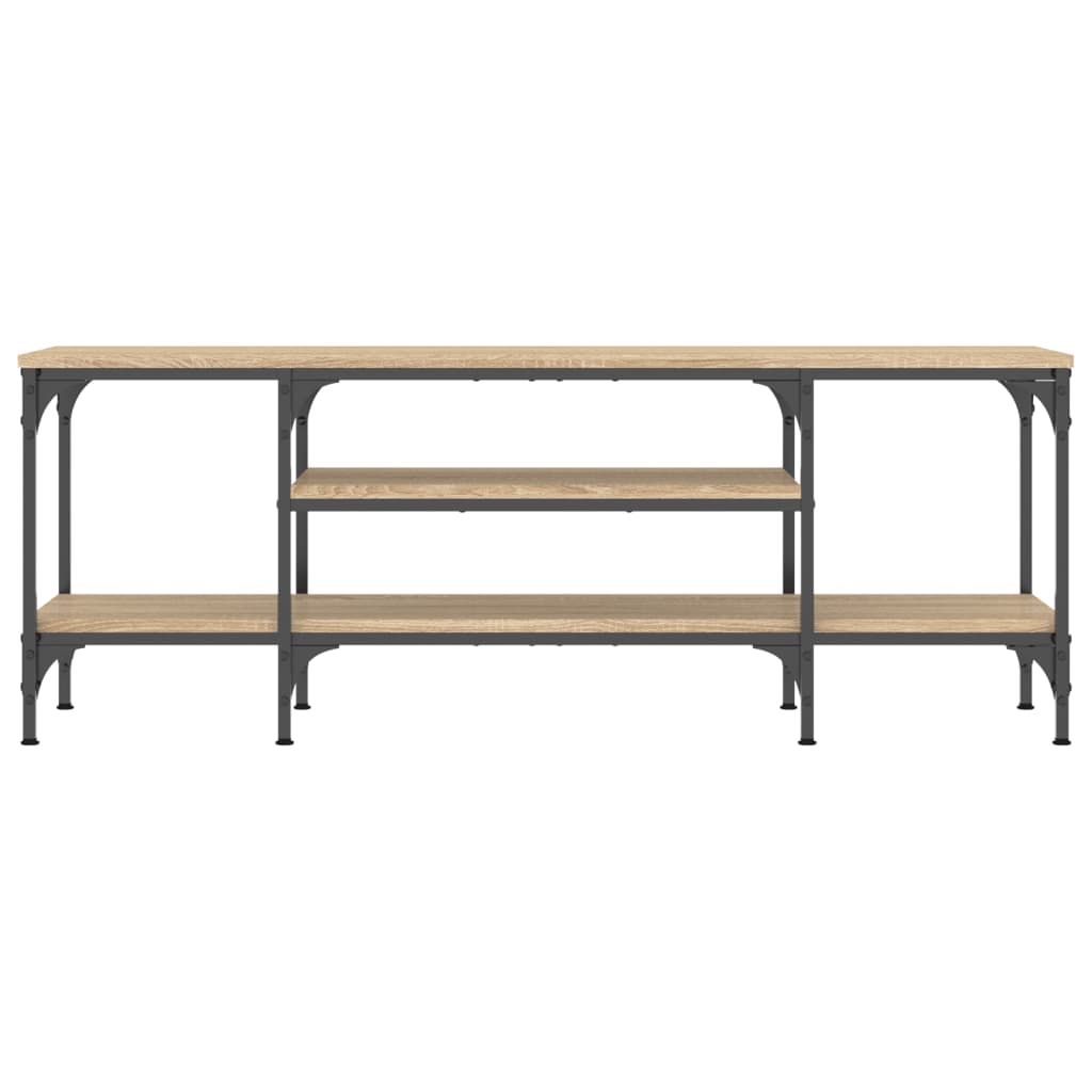 Έπιπλο Τηλεόρασης Sonoma Δρυς 121x35x45 εκ. Επεξ. Ξύλο/Σίδερο 4
