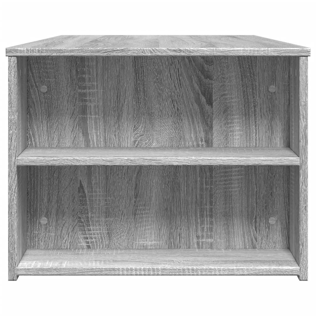 Τραπεζάκι Σαλονιού Γκρι Sonoma 102x55x42 εκ. Επεξεργασμένο Ξύλο 5