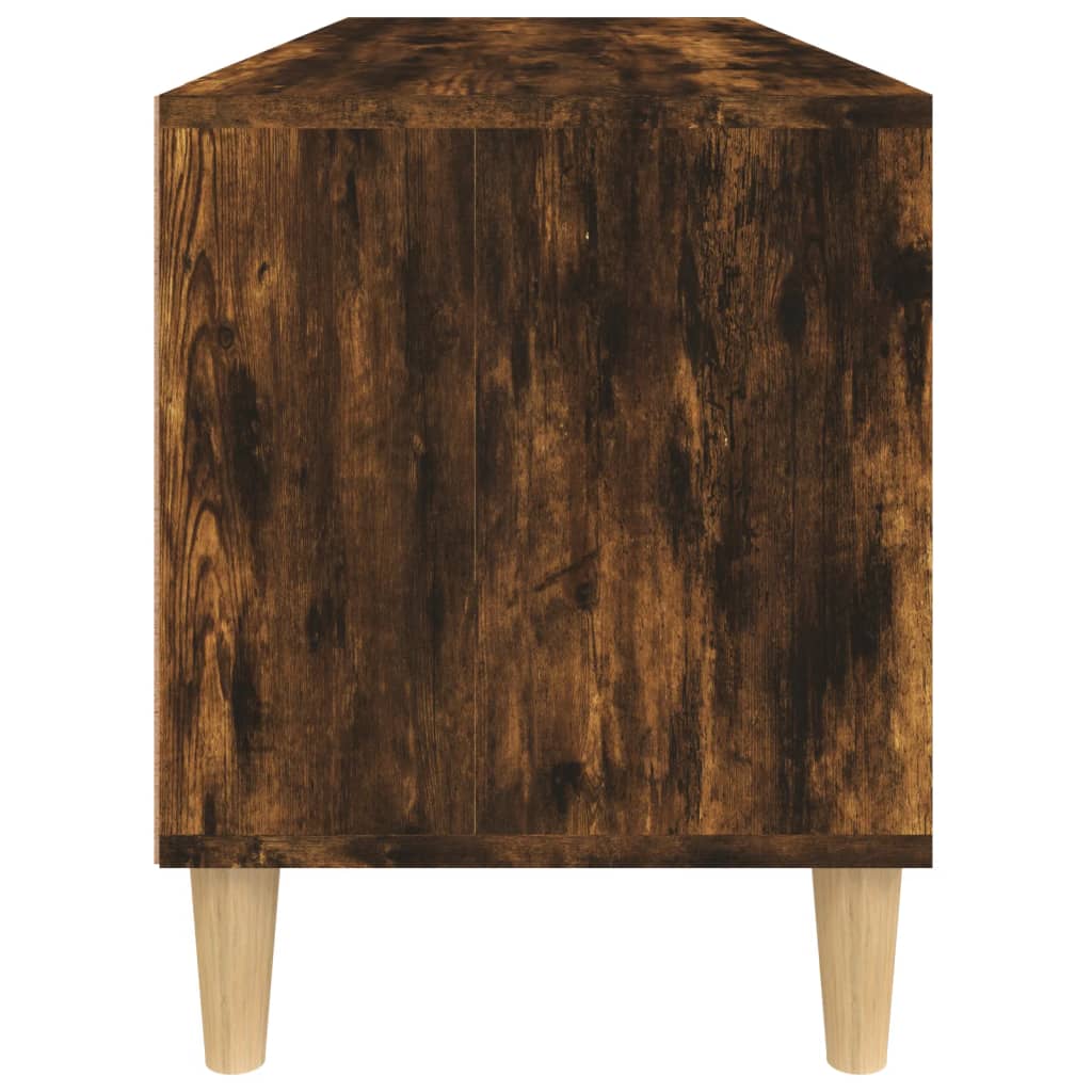 Έπιπλο Τηλεόρασης Καπνιστή Δρυς 100x34,5x44,5 εκ. Επεξ. Ξύλο 7