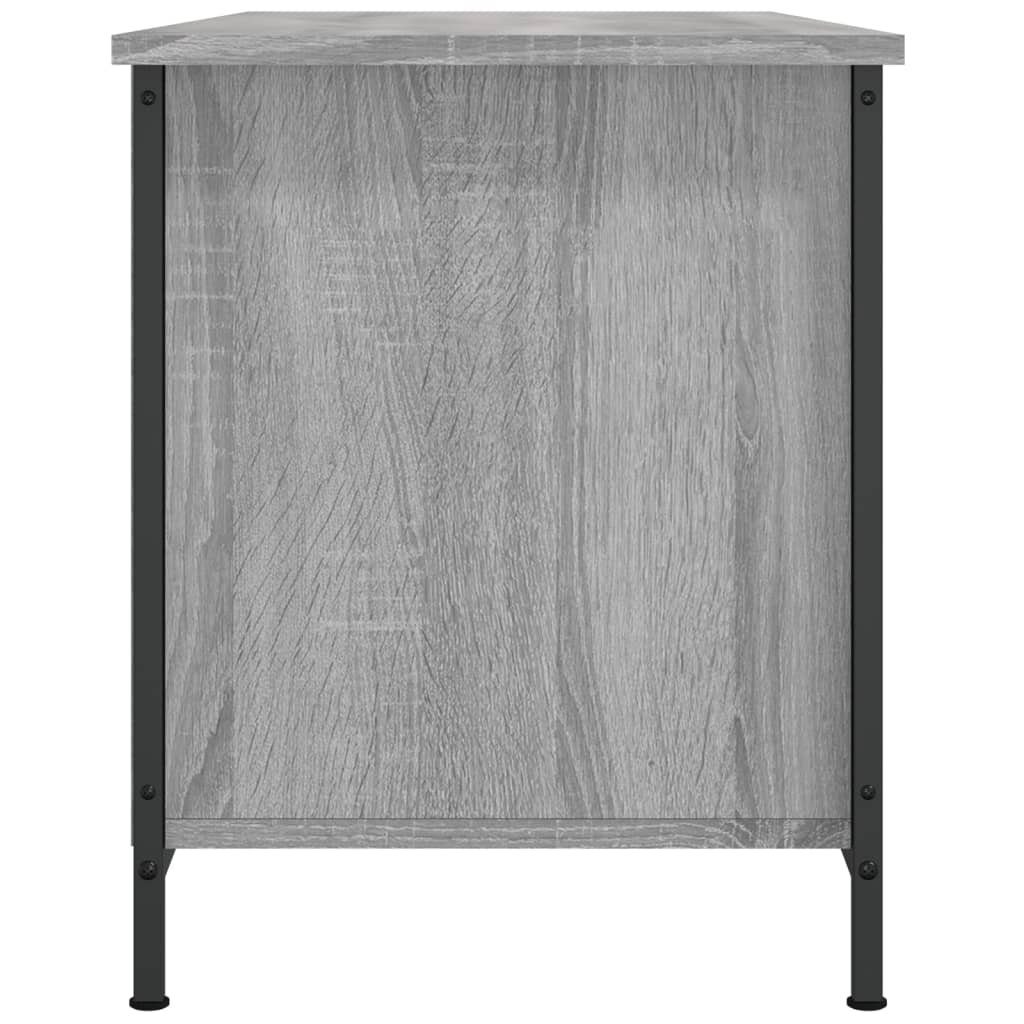 Έπιπλο Τηλεόρασης Γκρι Sonoma 100x40x50 εκ. από Επεξεργ. Ξύλο 7