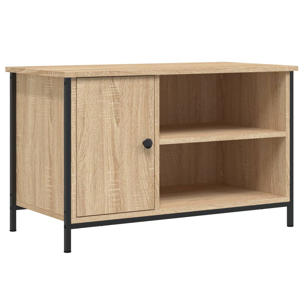 Έπιπλο Τηλεόρασης Sonoma Δρυς 80x40x50 εκ. Επεξεργασμένο Ξύλο 2