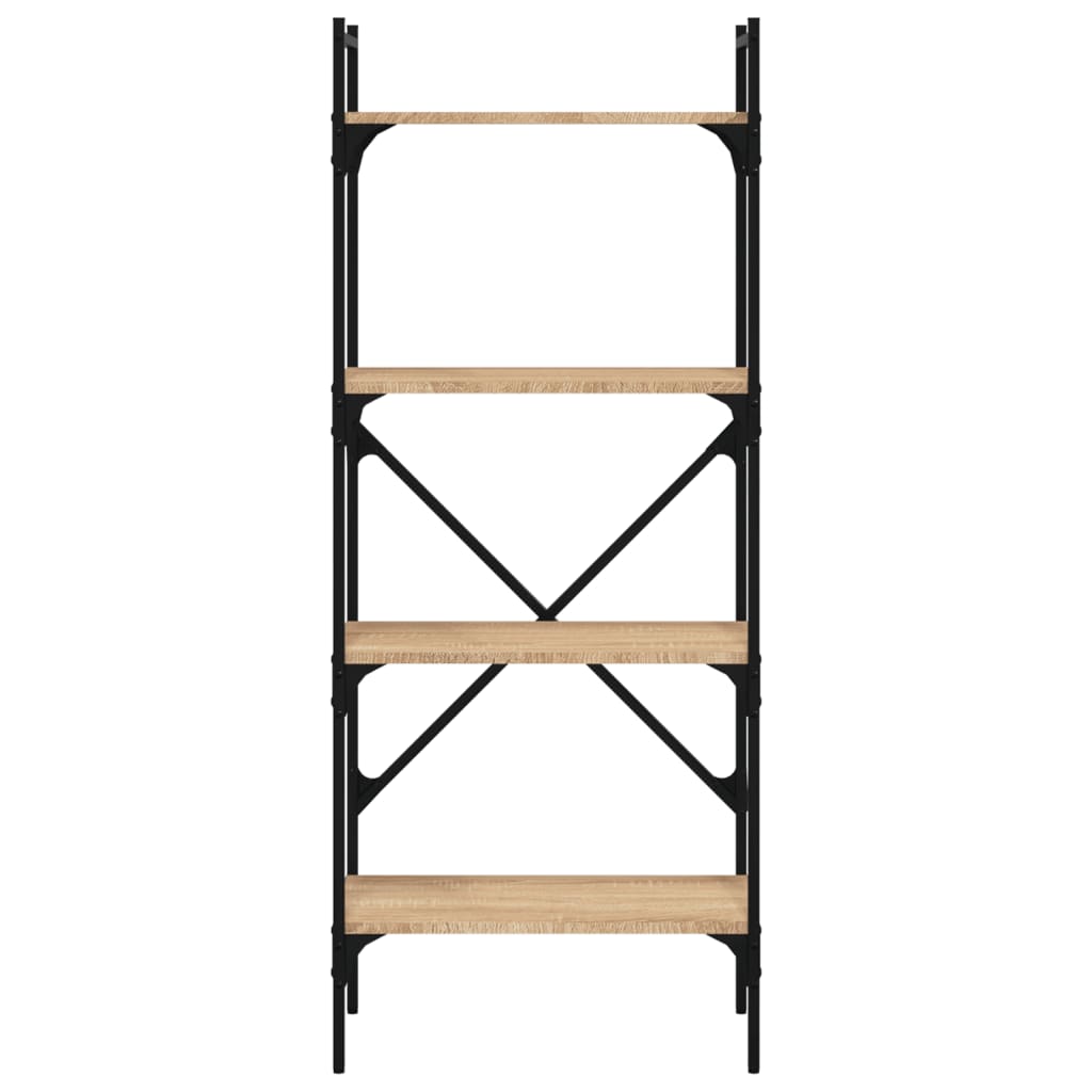 Βιβλιοθήκη 4 Επιπέδων Sonoma Δρυς 56x31,5x138,5 εκ. Επεξ. Ξύλο 4