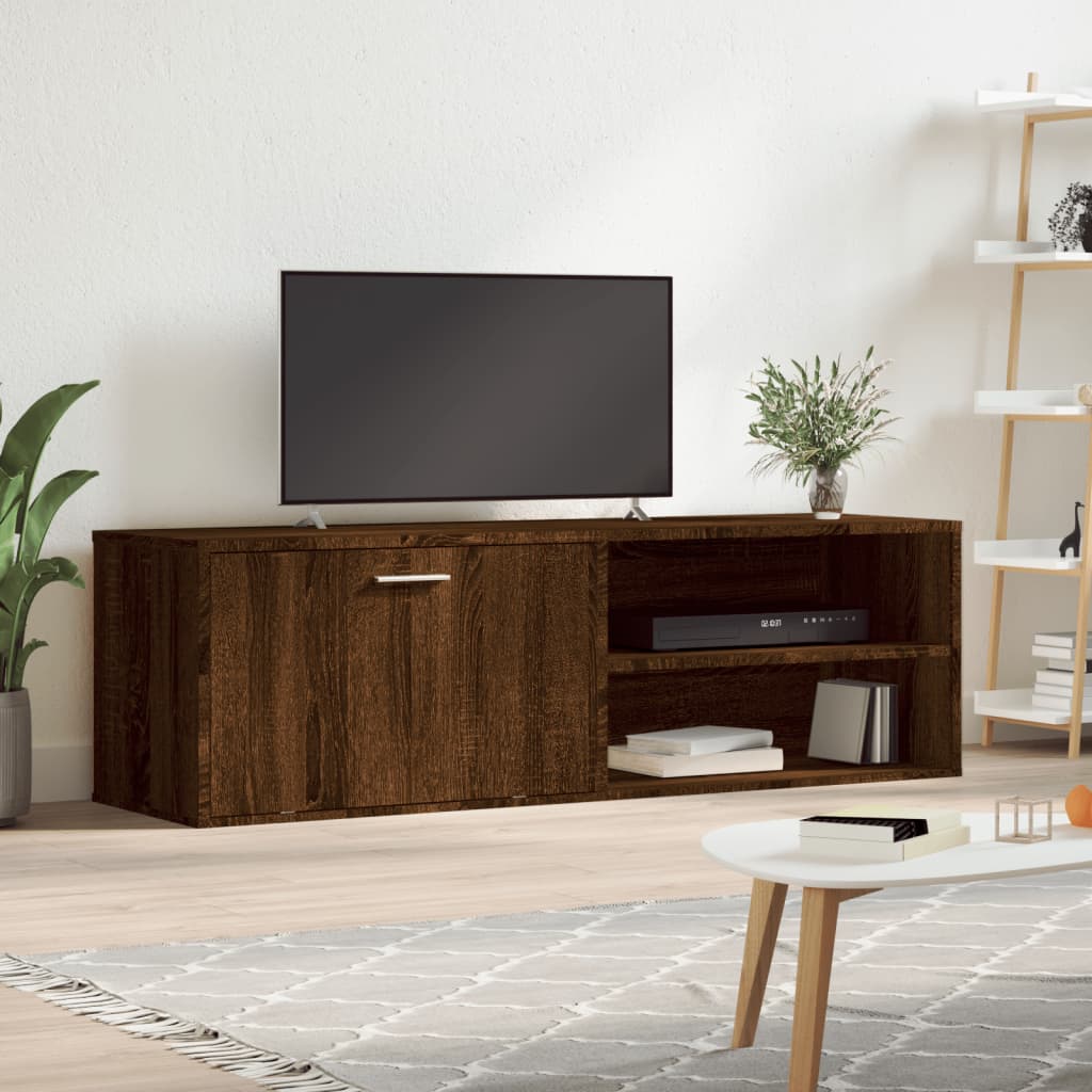 Έπιπλο Τηλεόρασης Καφέ Δρυς 120x34x37 εκ. Επεξ. Ξύλο 1