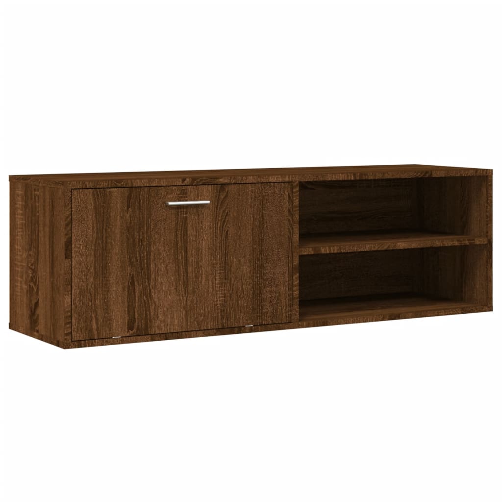 Έπιπλο Τηλεόρασης Καφέ Δρυς 120x34x37 εκ. Επεξ. Ξύλο 2