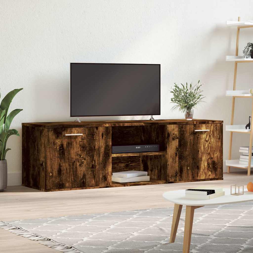 Έπιπλο Τηλεόρασης Καπνιστή Δρυς 120x34x37 εκ. Επεξ. Ξύλο 1
