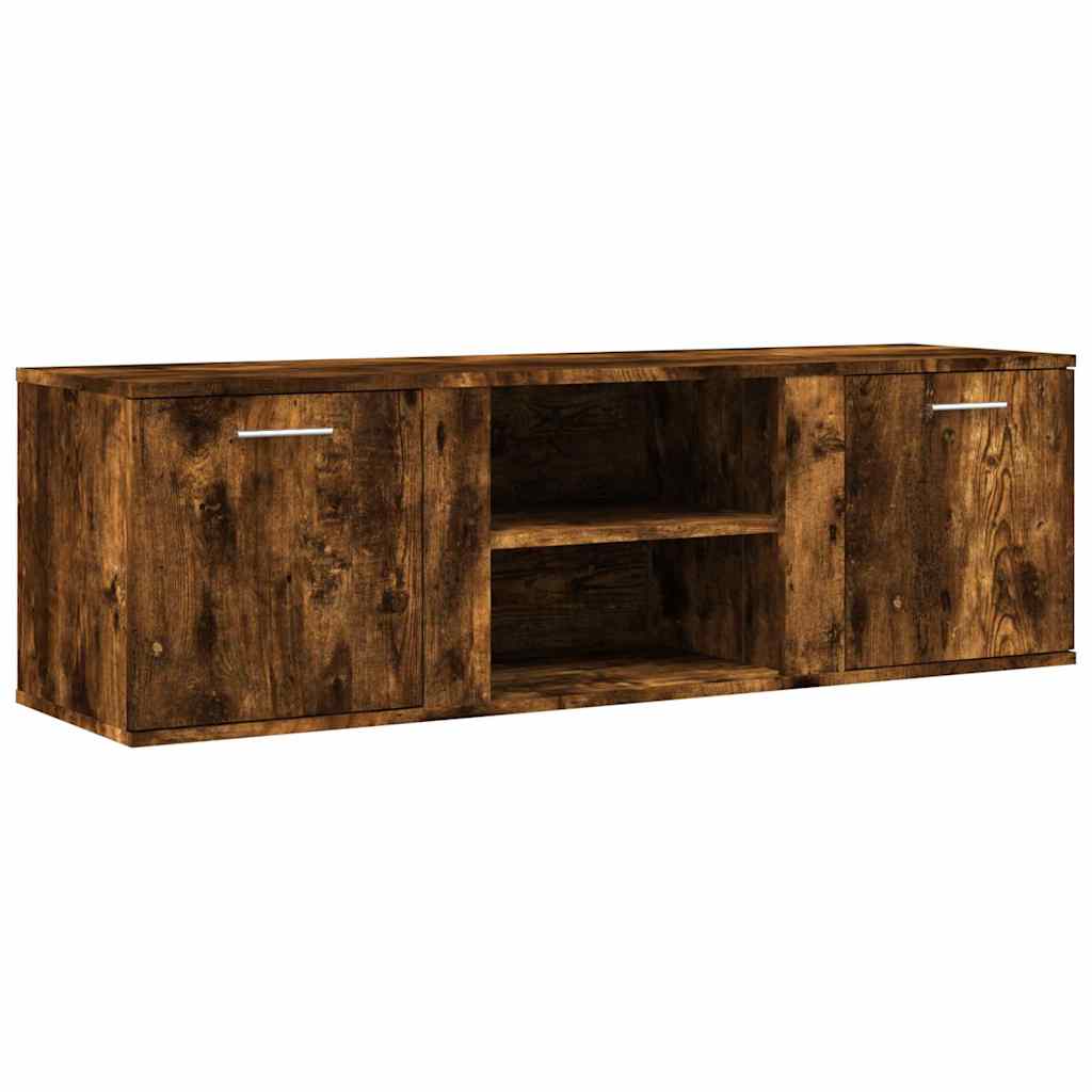 Έπιπλο Τηλεόρασης Καπνιστή Δρυς 120x34x37 εκ. Επεξ. Ξύλο 2