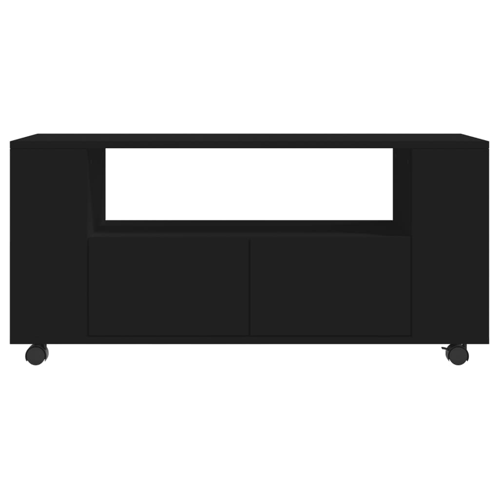 Έπιπλο Τηλεόρασης Μαύρο 102x34,5x43 εκ. Επεξεργασμένο Ξύλο 6