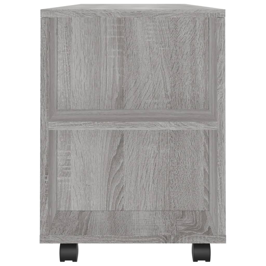 Έπιπλο Τηλεόρασης Γκρι Sonoma 102x34,5x43 εκ. από Επεξεργ. Ξύλο 7