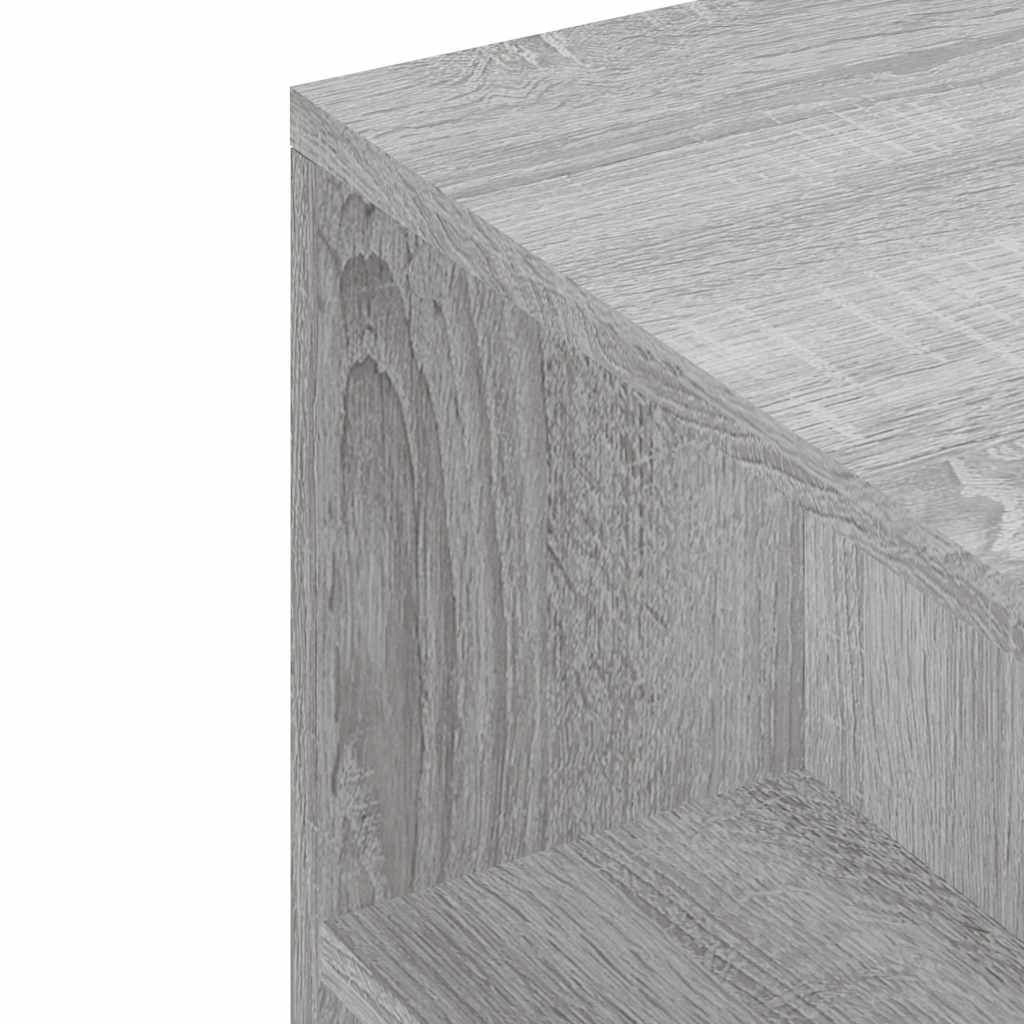 Έπιπλο Τηλεόρασης Γκρι Sonoma 102x34,5x43 εκ. από Επεξεργ. Ξύλο 9