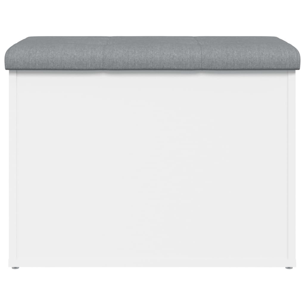 Παγκάκι Αποθήκευσης Λευκό 62 x 42 x 45 εκ. από Επεξεργ. Ξύλο 5