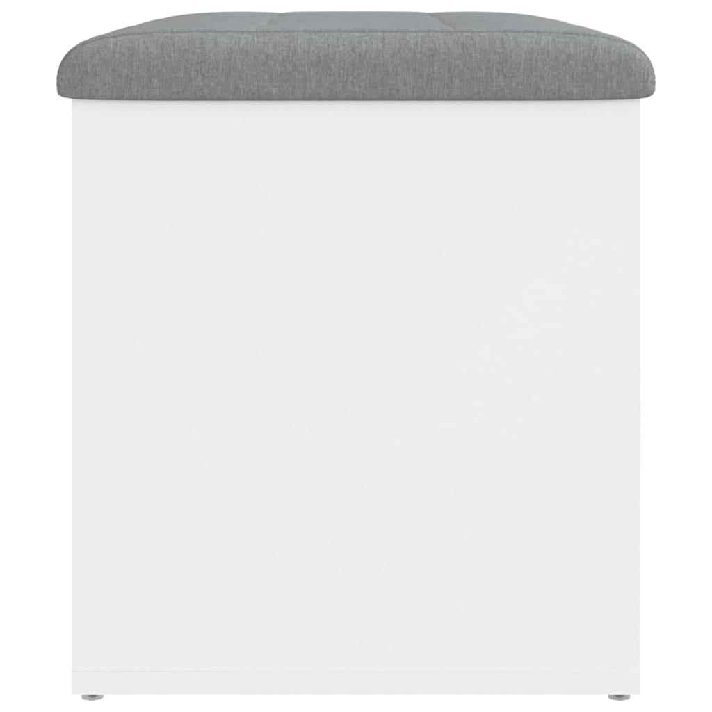 Παγκάκι Αποθήκευσης Λευκό 62 x 42 x 45 εκ. από Επεξεργ. Ξύλο 6