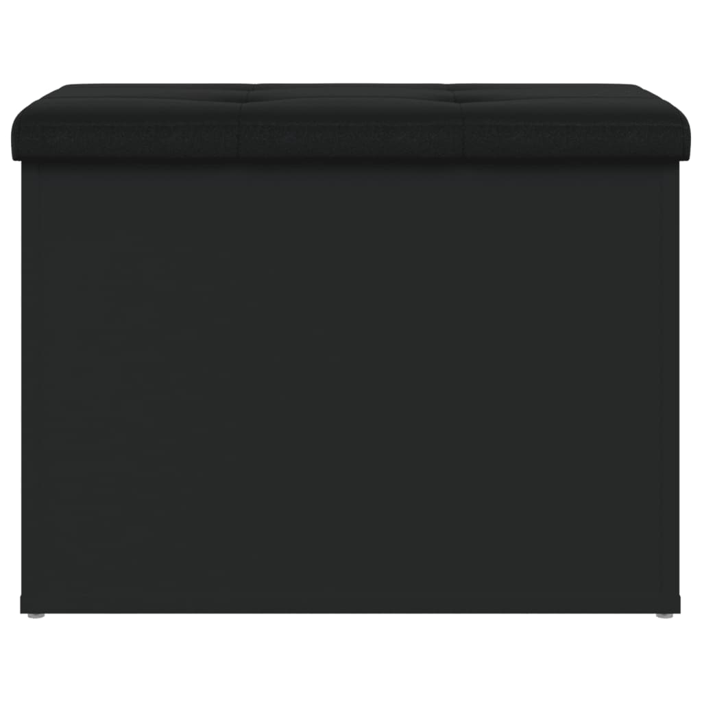 Παγκάκι Αποθήκευσης Μαύρο 62x42x45 εκ. από Επεξεργασμένο Ξύλο 5