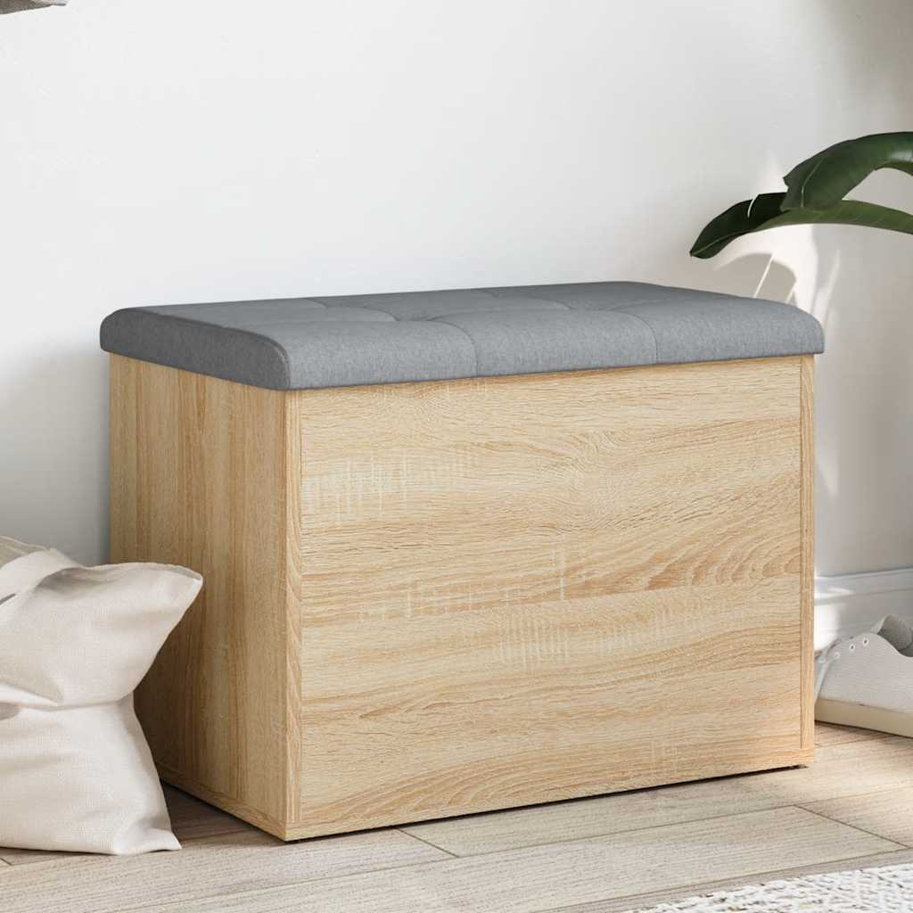 Παγκάκι Αποθήκευσης Sonoma Δρυς 62x42x45 εκ. Επεξεργασμένο Ξύλο 1