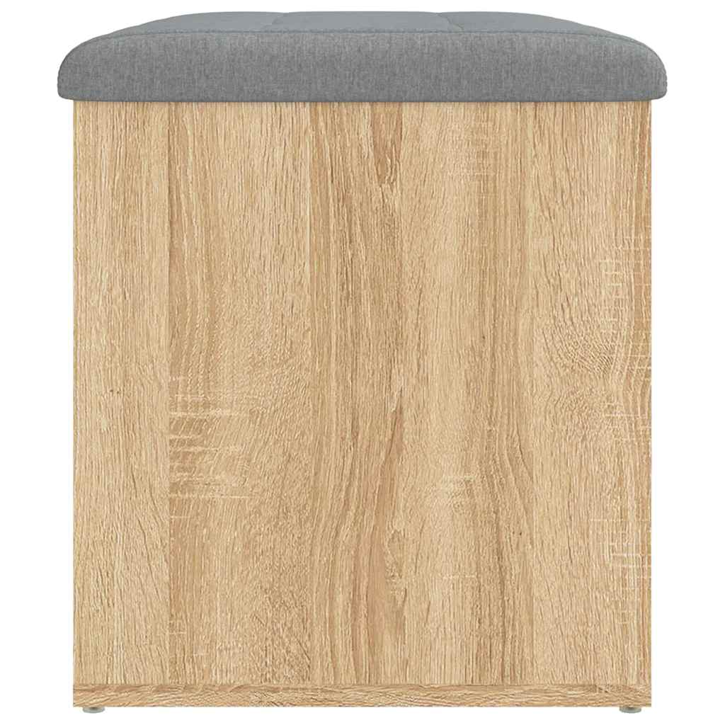 Παγκάκι Αποθήκευσης Sonoma Δρυς 62x42x45 εκ. Επεξεργασμένο Ξύλο 6