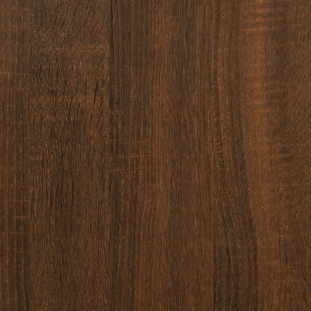Παγκάκι Αποθήκευσης Καφέ Δρυς 82x42x45 εκ. από Επεξ. Ξύλο 8